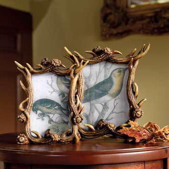 歐美風(fēng)格樹(shù)脂鹿角相框 融合自然與工藝的日用品新寵